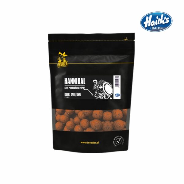 Kulki zanętowe Hannibal - Kryl /Pomarańcza/ Pieprz - 0,8 kg