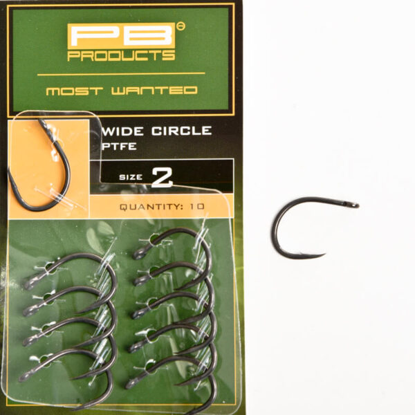 PB Products Hak o szerokim wygięciu Wide Circle Hook PTFE 10 szt.