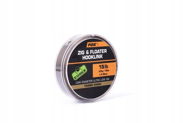 FOX Żyłka Zig and Floater Hooklink Trans Khaki - obrazek 2