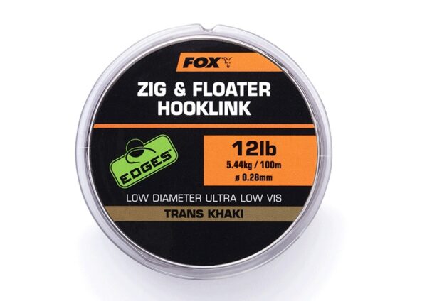 FOX Żyłka Zig and Floater Hooklink Trans Khaki - obrazek 3