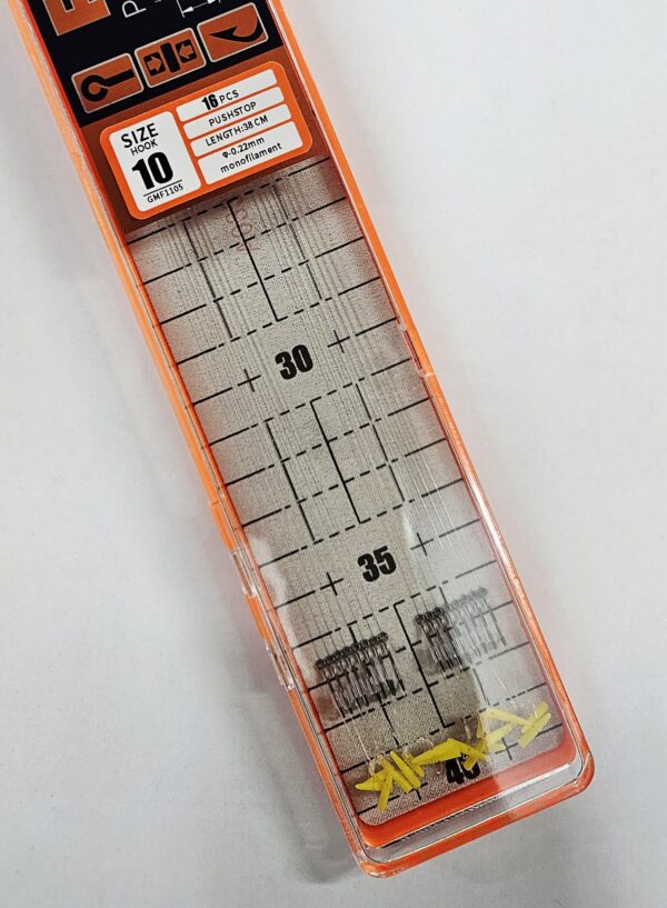GENLOG - Przypony Feeder Ready RIG 38 cm - z quick stopem/pushstop