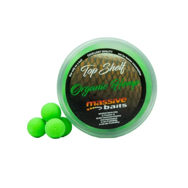 Massive Baits- Pop Up Organic Hemp 14mm