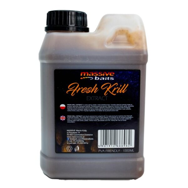 Massive Baits- Liquid Fresh Krill Extract 1l