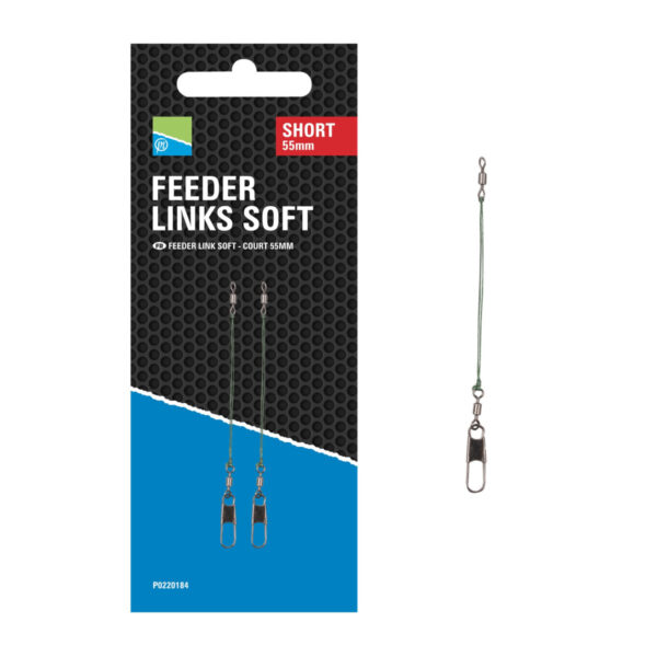 PRESTON Łączniki Feeder Links Soft - Short 5.5cm