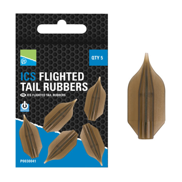 PRESTON Nasadki - ICS Flighted Tail Rubbers