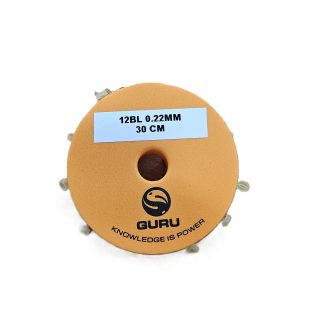 FISHLAND - Przypony do metody - Ręcznie Wiązane - 30 cm - Zadziorowe z Gumką