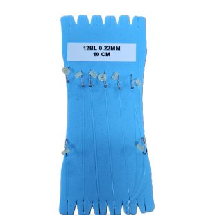 FISHLAND - Przypony do metody - Ręcznie Wiązane - 10 cm - Zadziorowe z Gumką